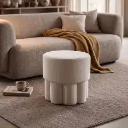 Action Design teddy poef - wit aanbieding