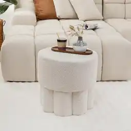 Action Design teddy poef - wit aanbieding
