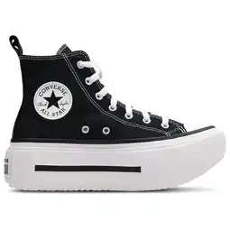 Foot Locker Converse CTAS Lift Double Stack Kindersneakers - Zwart - Maat 38.5 - Canvas aanbieding