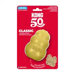 Zooplus KONG Classic Gold maat L: Ø7xH10cm hondenspeelgoed aanbieding