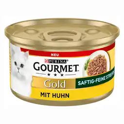Zooplus 48x85g Kip Sappige Fijne Reepjes Gourmet Kattenvoer aanbieding