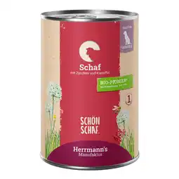 Zooplus Voordeelpakket Herrmanns Selection Sensible 24 x 400 g - Schaap met bio courgettes & bio aardappelen aanbieding