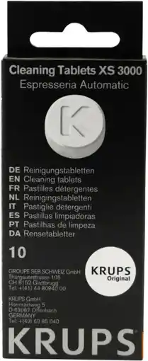 Coolblue Krups Reinigingstabletten 10 stuks aanbieding