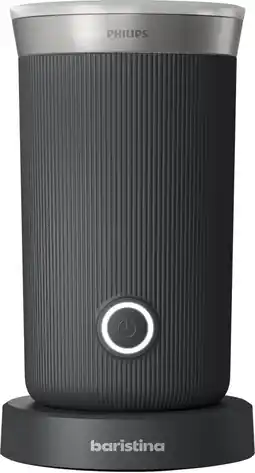 Coolblue Philips Baristina Melkopschuimer Zwart aanbieding