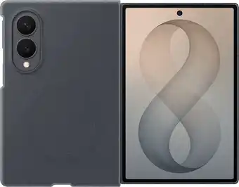 Coolblue Samsung Galaxy Z Fold 8 Siliconen Back Cover met Magneet Zwart aanbieding