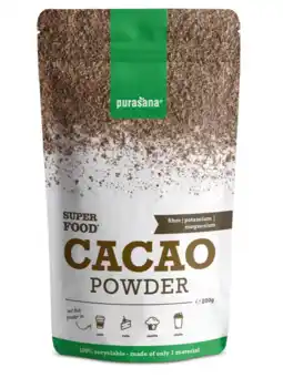 De Online Drogist Purasana Cacaopoeder aanbieding