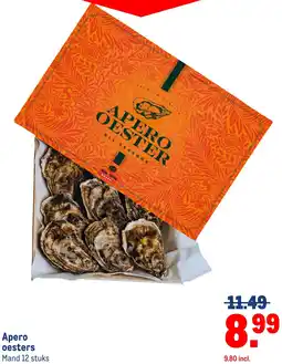 Makro Apero oesters aanbieding