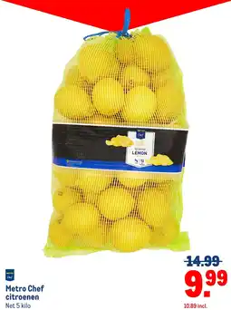 Makro Metro Chef citroenen aanbieding