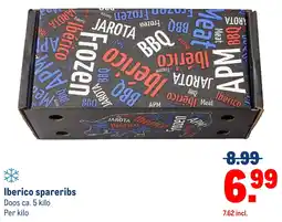 Makro Iberico spareribs aanbieding