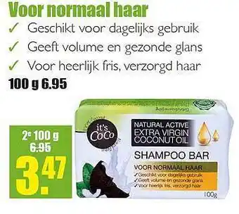 Gezond & Wel voor normaal haar 100g aanbieding