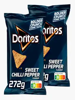 Flink Doritos Sweet Chilli Pepper Nachos 272g 2x aanbieding