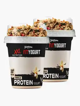 Flink XXL FIt yoghurt protein vanille 200g 2x aanbieding