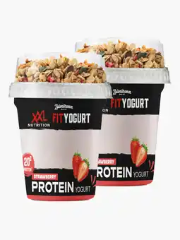 Flink XXL FIt yoghurt protein aardbei 200g 2x aanbieding