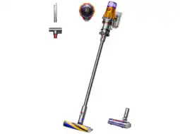 MediaMarkt Dyson V12 Detect Slim Absolute - Steelstofzuiger Accuduur 60 Min Geel aanbieding