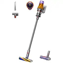MediaMarkt Dyson V12 Detect Slim Absolute - Steelstofzuiger Accuduur 60 Min Geel aanbieding