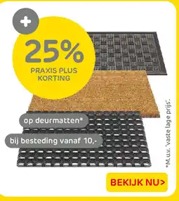 Praxis Op deurmatten aanbieding