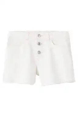 Wehkamp Mango Kids denim short wit aanbieding