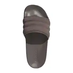 Wehkamp adidas Sportswear Adilette leren slippers bruin aanbieding