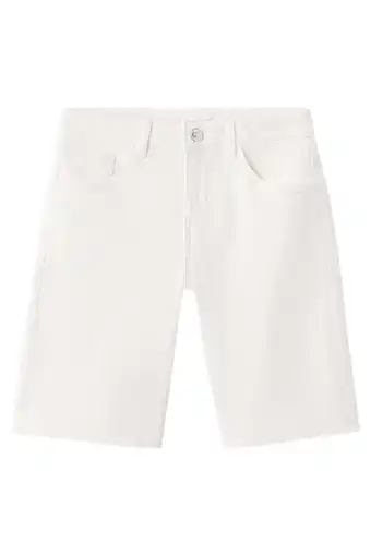 Wehkamp Mango Kids denim short wit aanbieding