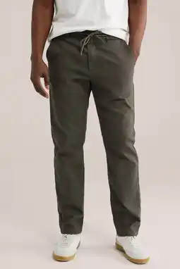 Wehkamp WE Fashion regular chino groen aanbieding
