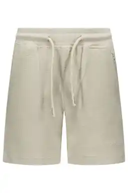 Wehkamp Airforce regularwaist sweatshort beige aanbieding