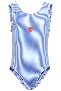 Wehkamp KIDS ONLY MINI badpak gestreept blauw/wit aanbieding