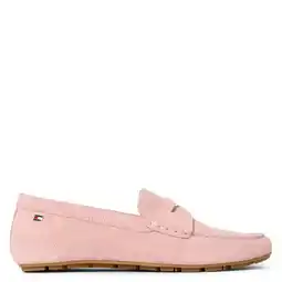 Wehkamp Tommy Hilfiger suède mocassins lichtroze aanbieding