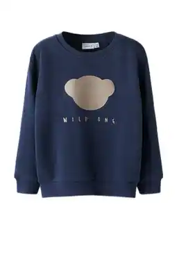 Wehkamp NAME IT MINI sweater donkerblauw aanbieding
