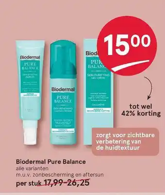 Etos Biodermal Pure Balance Tot Wel aanbieding