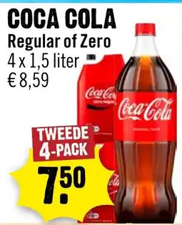 Dirck 3 Coca Cola Regular of Zero aanbieding