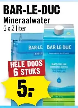 Dirck 3 bar-le-duc mineraalwater aanbieding