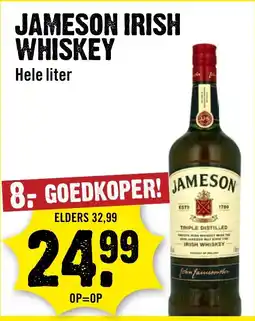 Dirck 3 Jameson Irish Whiskey aanbieding