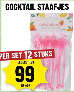 Dirck 3 excellent houseware cocktail stirrers aanbieding