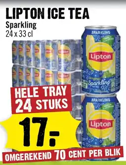 Dirck 3 Lipton ice tea sparkling aanbieding