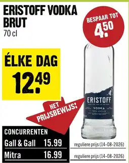 Dirck 3 eristoff vodka brut aanbieding