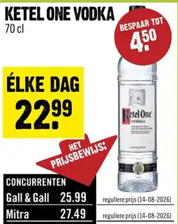 Dirck 3 ketel one vodka aanbieding