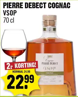 Dirck 3 Pierre Debect Cognac VSOP aanbieding