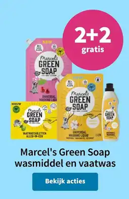 Plein.nl Marcel's Green Soap wasmiddel en vaatwas aanbieding