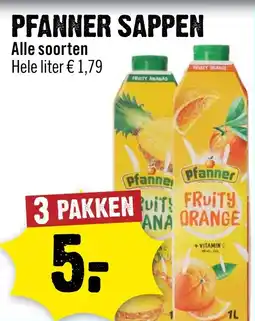 Dirck 3 Pfanner Sappen aanbieding