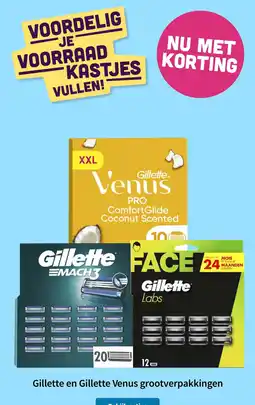 Plein.nl Gillette en Gillette Venus grootverpakkingen aanbieding