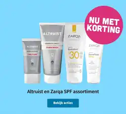 Plein.nl Altruist en Zarqa SPF assortiment aanbieding