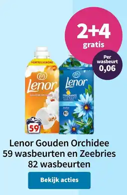 Plein.nl Lenor Gouden Orchidee en Zeebries aanbieding