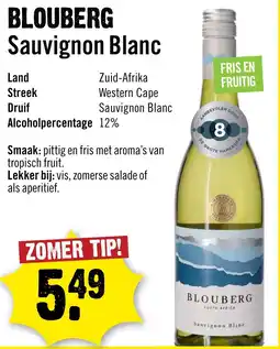 Dirck 3 Blouberg Sauvignon Blanc aanbieding