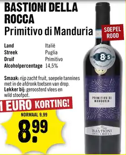 Dirck 3 Bastioni della rocca Primitivo di Manduria aanbieding