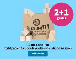 Plein.nl The Good Roll Toilet papier Bamboe Naked Panda Edition aanbieding