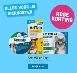 Plein.nl Seresto, AdTab en Frontline aanbieding