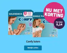Plein.nl Confy luiers aanbieding