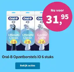 Plein.nl Oral-B Opzetborstels iO aanbieding