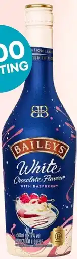 Mitra Baileys White Chocolate Raspberry | 50 CL aanbieding