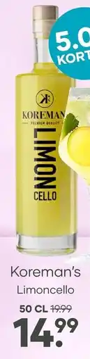 Mitra Koreman's Limoncello aanbieding